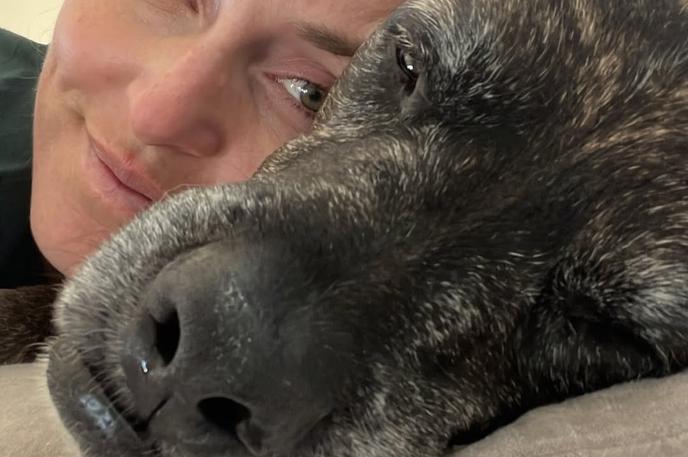 vonn | Lindsey Vonn je dan po hudem padcu na olimpijski progi v Cortini izgubila svojega štirinožnega prijatelja, ki je bil ob njej kar 13 let. 