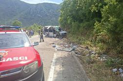 V hudi prometni nesreči v Črni gori en mrtev, več poškodovanih