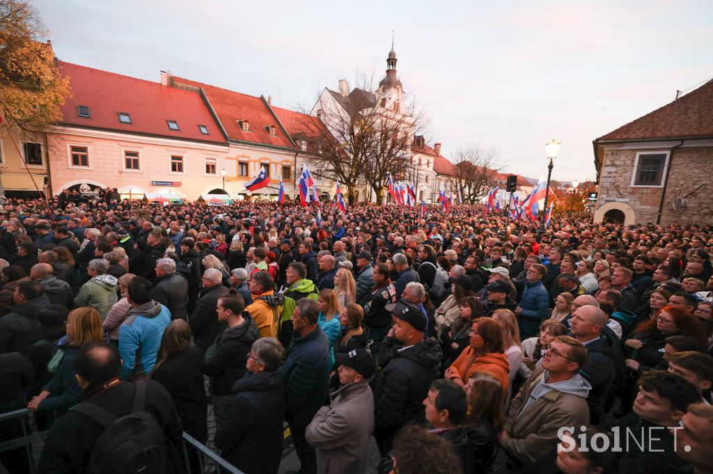 Protestni shod Novo mesto