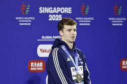 Marchand po svetovnem rekordu še do naslova na 200 m mešano