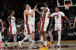 Miami Heat na udaren način končal črno serijo proti Denverju. Rdeča luč za odhod Dončićeve menjave.