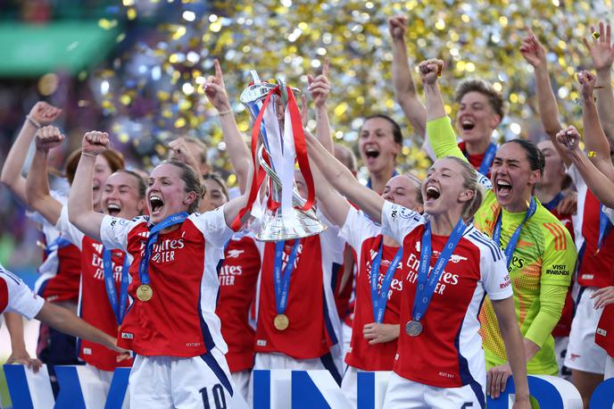 Arsenal Barcelona finale liga prvakinj | Nogometašice Arsenala so osvojile ligo prvakinj. | Foto Reuters