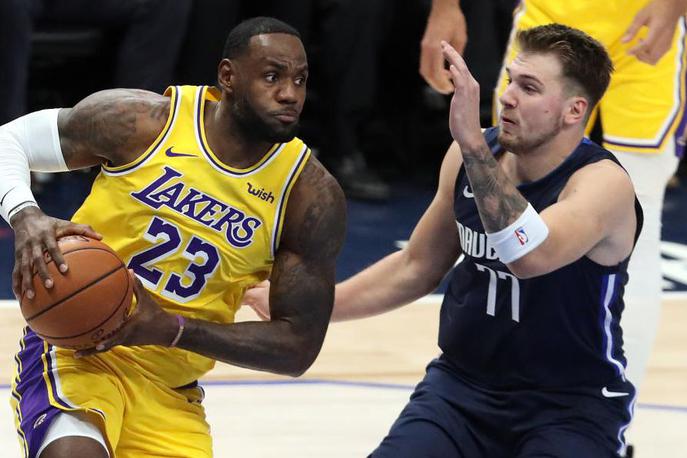 Luka Dončić Lebron James | Foto Getty Images