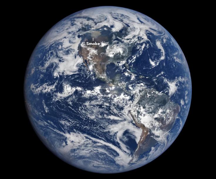 Nasa, Kanada požari | Foto: Lauren Dauphin/NASA Earth Observatory/GSFC/DSCOVR EPIC