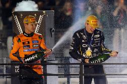 Norris v prvem zavoju zapravil zmago, Verstappen ostaja v igri za prvaka