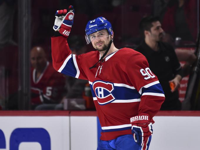 Tomas Tatar je k visoki zmagi Montreal Canadiens prispeval dva zadetka. | Foto: Getty Images