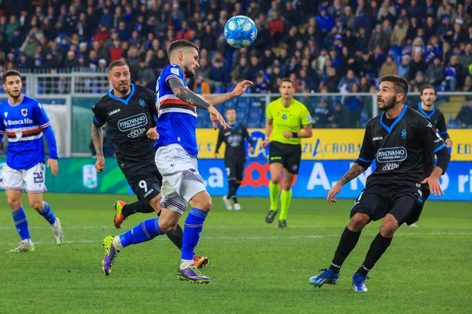 Petar Stojanović je proti Leccu odigral 90 minut, nato pa zapustil igrišče v izdihljajih srečanja. | Foto: Guliverimage