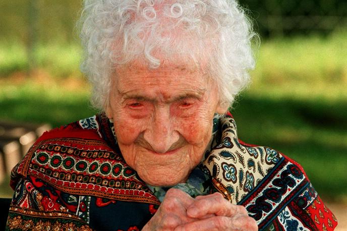 Jeanne Calment | Iranka je s tem za tri leta preživela uradno najstarejšo žensko na svetu, Francozinjo Jeanne Calment (na fotografiji), ki je pri 122 letih umrla leta 1997. | Foto Guliverimage