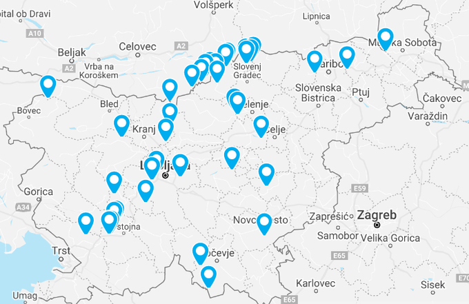 Lokacije z gigaspoti po Sloveniji, kjer te čakajo dodatni gigabajti. | Foto: 