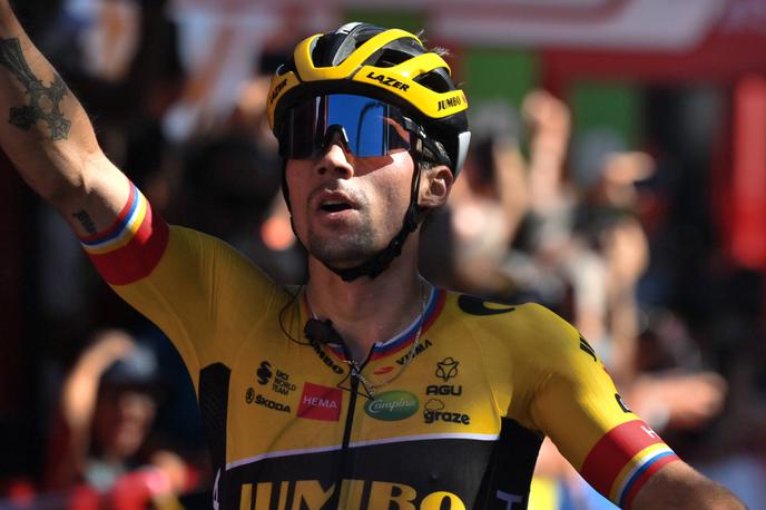 Primož Roglič, Vuelta 22 | "V zaključku se je ponudila priložnost za etapno zmago, imel sem noge in sem šel," je povedal junak četrte etape 77. Vuelte Primož Roglič. | Foto Guliverimage