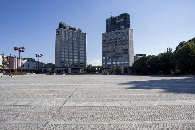 Stolpnici, TR3 in stavba Nove ljubljanske banke, stojita na "pomembni prostorski točki, v t. i. ljubljanskih vratih. | Foto: Urban Urbanc/Sportida