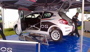 Rok Turk testiral novega peugeota 208 R2