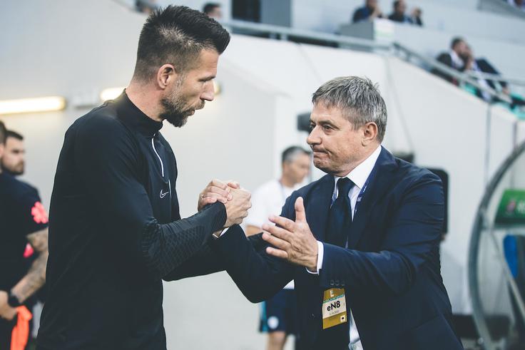 Boštjan Cesar je letos v ligi narodov, ko je bil selektor Matjaž Kek odsoten zaradi bolezni, dvakrat vodil Slovenijo. Na Norveškem je remiziral z 0:0, v Ljubljani pa z udeležencem SP 2022 v Katarju Srbijo (2:2). | Foto: Grega Valančič/Sportida
