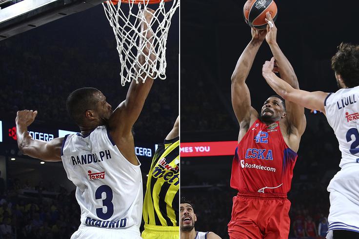 Randolf Anthony Randolph in Kyle Hines sta ob koncu tedna igrala na zaključnem turnirju evrolige. | Foto: Reuters