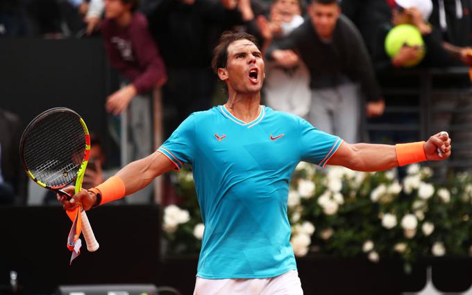 Rafael Nadal je v Rimu suveren od prve točke. | Foto: Guliverimage/Getty Images