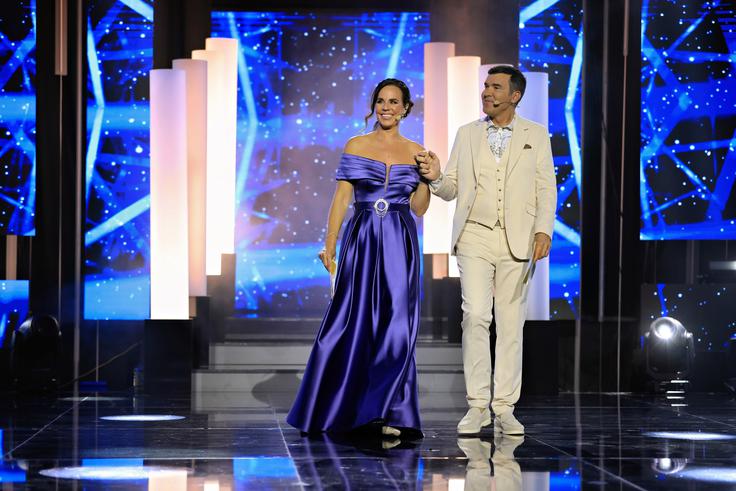 Voditeljski par Lorella Flego in Mario Galunič | Foto: Mediaspeed