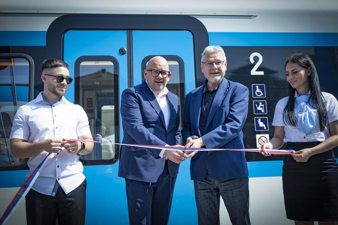Stadler FLIRT | Slovesna prva vožnja novega dizelmotornega vlaka Stadler serije 610 in podserije 100 na slovenskih tirih | Foto Ana Kovač