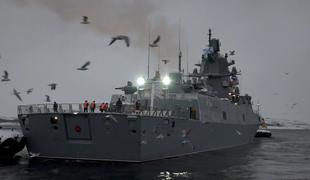 Ruska fregata v Atlantiku izvedla simulacijo s hiperzvočnimi raketami cirkon