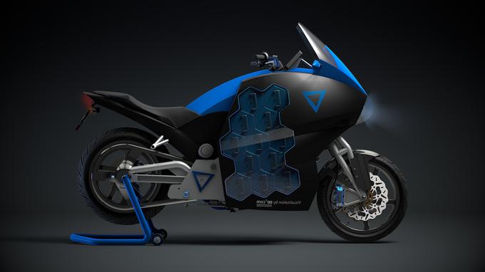 Skupina študentov Univerze za tehnologijo v Eindhovnu je razvila radikalen električni motocikel STORM Pulse z dosegom 380 kilometrov, ki je kot prvi na svetu primeren za velike razdalje. | Foto: STORM Eindhoven