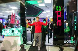 Filip Flisar zvezda modne revije športnih oblačil