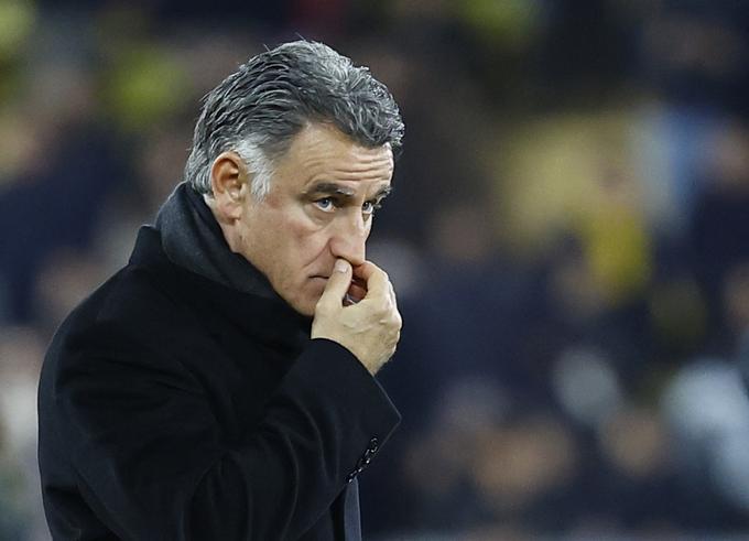 Trener PSG Christophe Galtier ima pred dvobojem lige prvakov z Bayernom ogromno težav. | Foto: Reuters