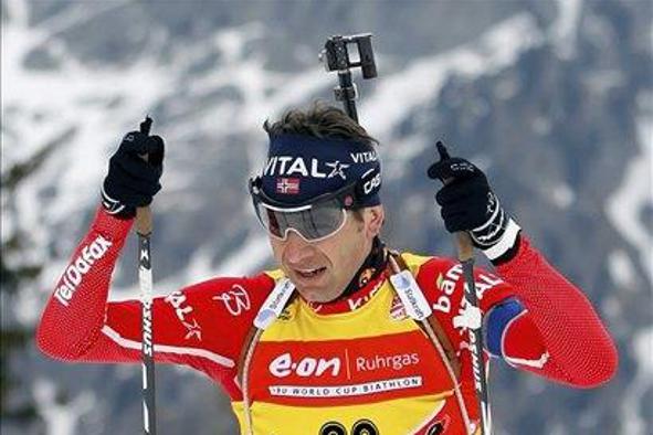 Ole Einar Björndalen zmagal v Anterselvi