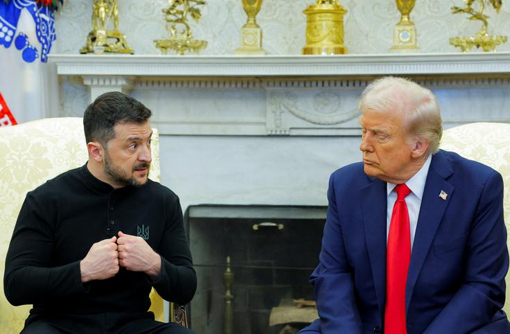 Prepir med Trumpom in Zelenskim še naprej odmeva.  | Foto: Reuters