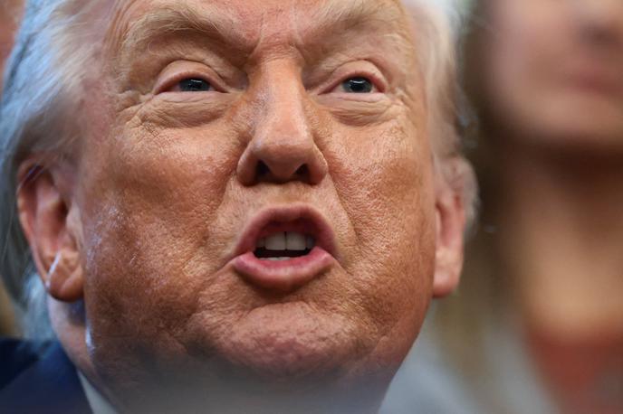 Donald Trump | Trump je o dogajanju v Iranu govoril na konferenci v Beli hiši. | Foto Reuters