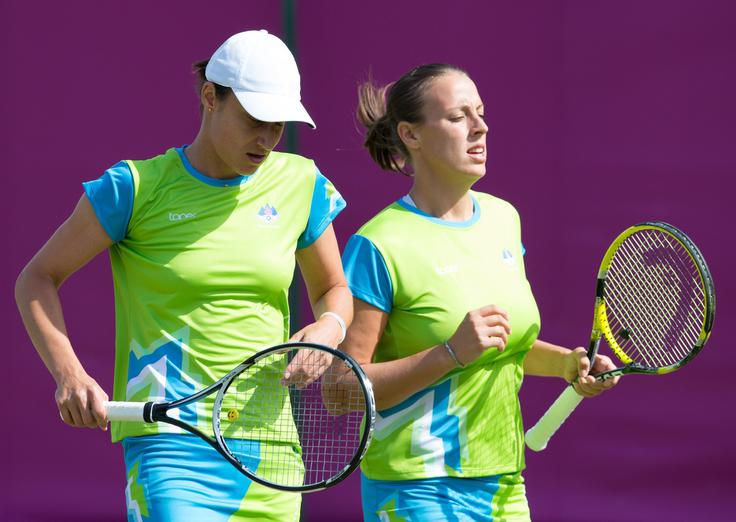Slovenski par Srebotnik - Klepač je izpadel v uvodnem krogu. | Foto: Sportida