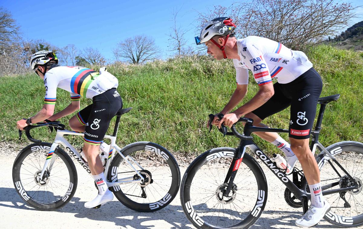 Domen Novak Tadej Pogačar | Domen Novak je veliki pomočnik Tadeja Pogačarja. | Foto Guliverimage