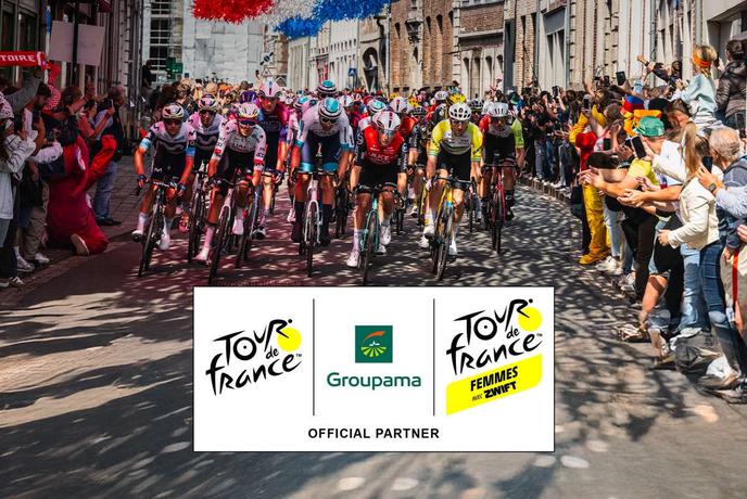 Groupama poglablja svojo zavezanost kolesarstvu kot uradni partner Dirke po Franciji in ženske Dirke po Franciji avec Zwift