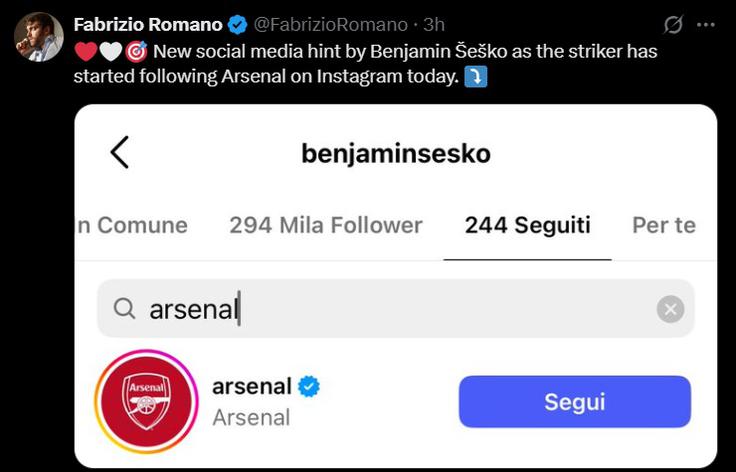 Benjamin Šeško Instagram THUMB | Foto: 
