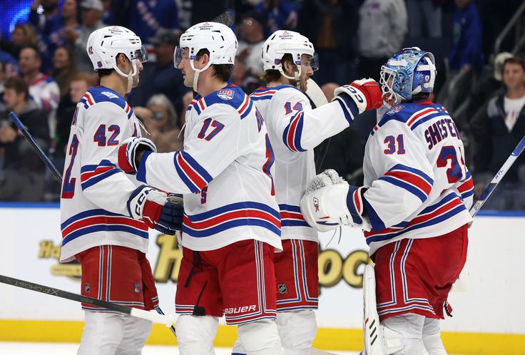 New York Rangers so ugnali Tampo. | Foto: Reuters