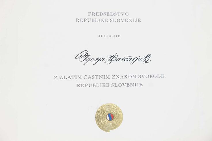 osamosvojitev, Slovenija, častni znak svobode | Foto: STA/Katja Kodba