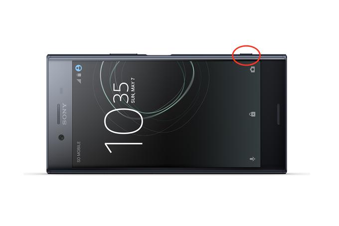Kje je gumb za fotografiranje pri Sony Xperia XZ Premium | Foto: Sony Mobile