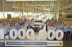 Renault izdelal milijontega dusterja