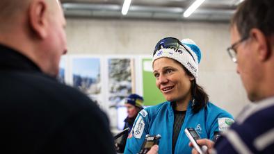 Katja Višnar se tudi uradno poslavlja od tekaških smučin