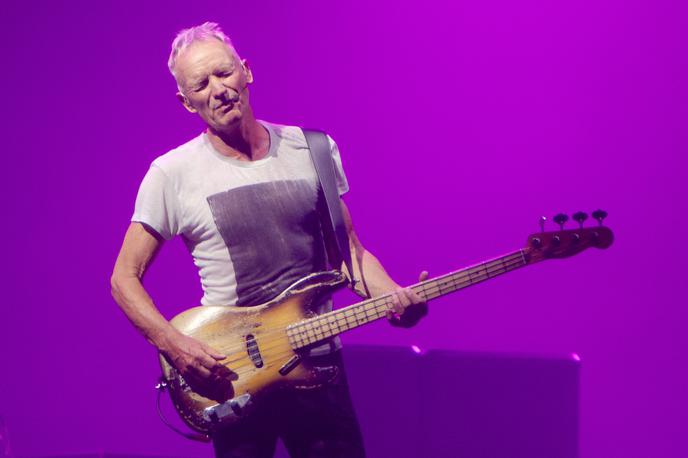 Sting (Gordon Sumner) | Sting še naprej koncertira, takole je julija nastopal v Areni Obelisk v Suffolku v Veliki Britaniji. | Foto Guliverimage