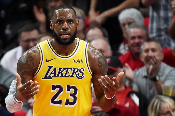 LeBron James | Lebron James pravi, da ni napeljeval k prestopu Anthonyja Davisa k Lakersom. | Foto Getty Images