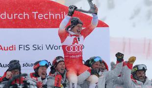 Marco Odermatt do tretje zmage v Söldnu, Žan Kranjec si je želel več