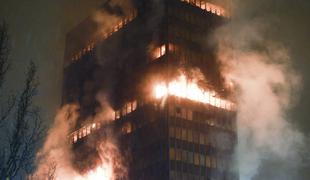 Zaradi požara Vjesnikove stolpnice ovadili dva 18-letnika