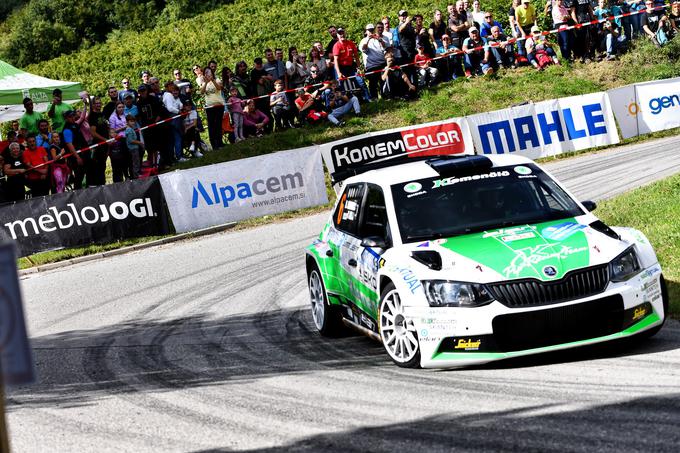 Mitja Klemenčič (škoda fabia R5) – letos se mu obetata naslov državnega podprvaka in naslov prvaka v razvrstitvi Masters. | Foto: AMD Gorica