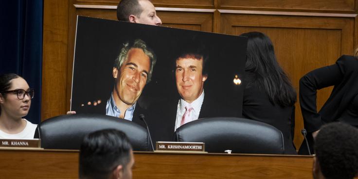 Donald Trump in Jeffrey Epstein. | Foto: Guliverimage