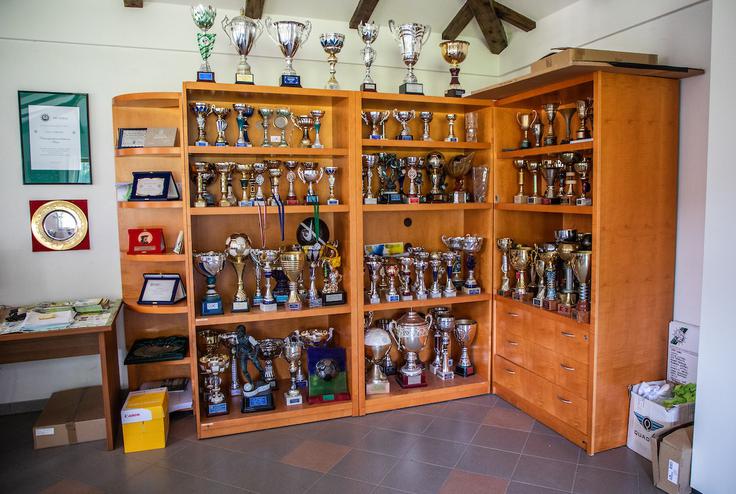 NK Adria Miren Klubske vitrine NK Adrie Miren. | Foto: Urban Meglič/Sportida