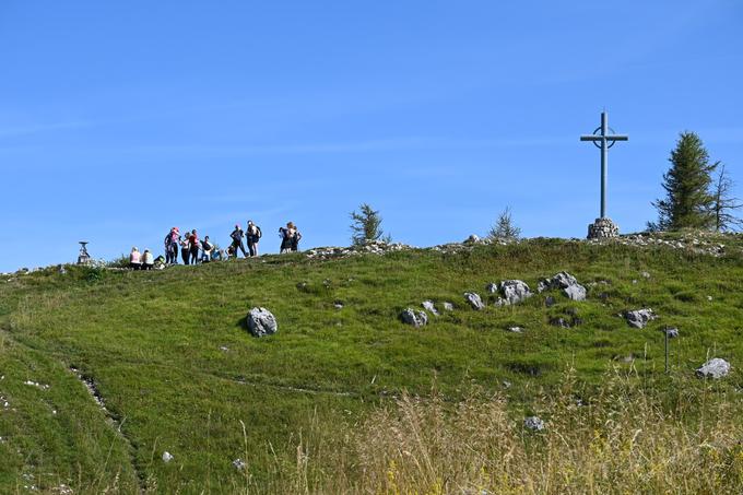 Na vrhu je križ. | Foto: Matej Podgoršek