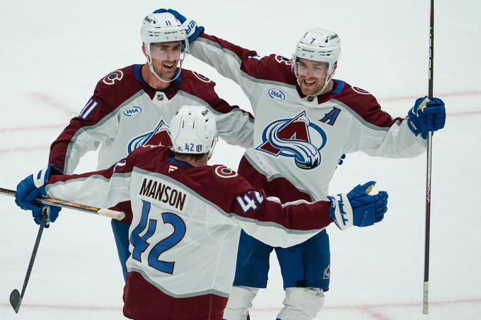 Colorado Avalanche so visoko slavili. | Foto: Reuters