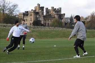 "Rdeči vragi" že klonili na Celtic Parku