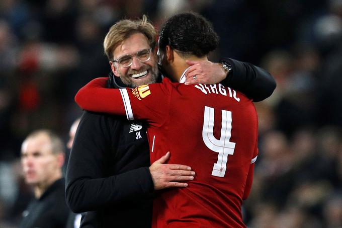 Virgil Van Dijk je prejšnji petek Liverpoolu zagotovil sladko zmago v pokalu FA nad Evertonom. | Foto: Reuters