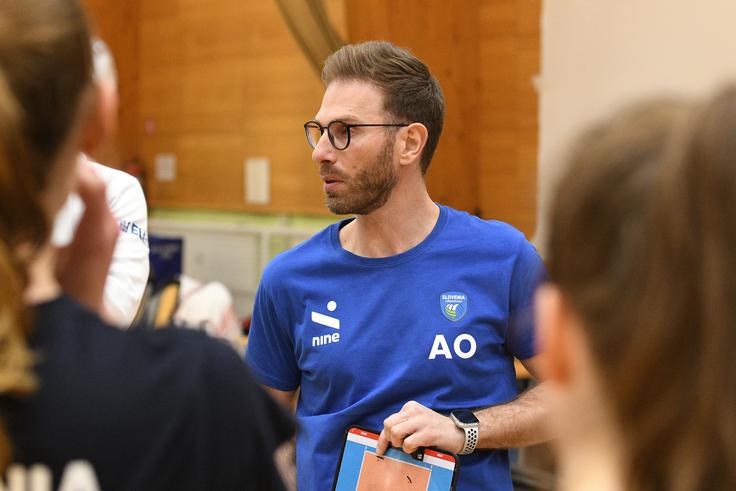 Alessandro Orefice je ponosen na igro svojih varovank. | Foto: OZS