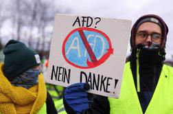 Protesti zamaknili začetek kongresa nemške AfD